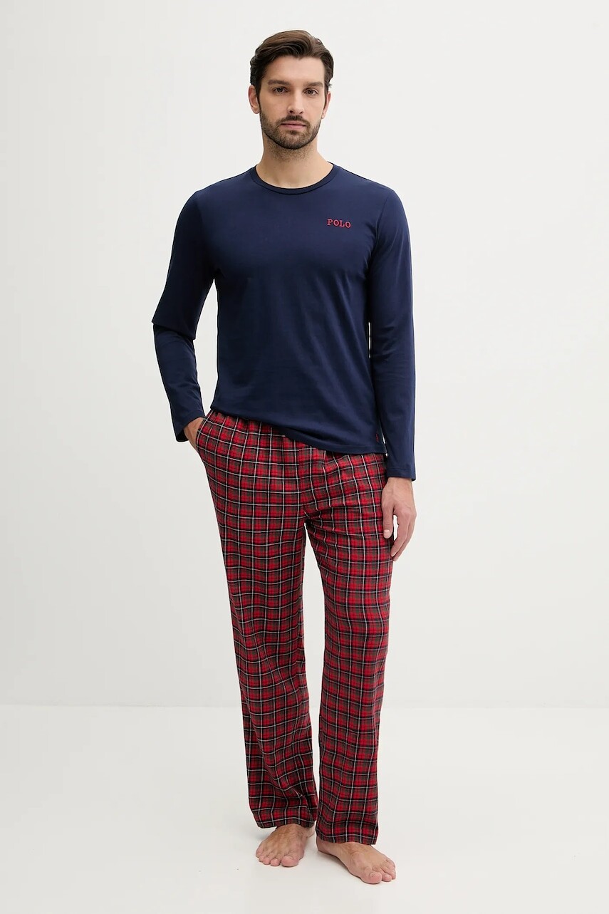 Bavlnené pyžamo Polo Ralph Lauren viac farieb, vzorované, 714950621