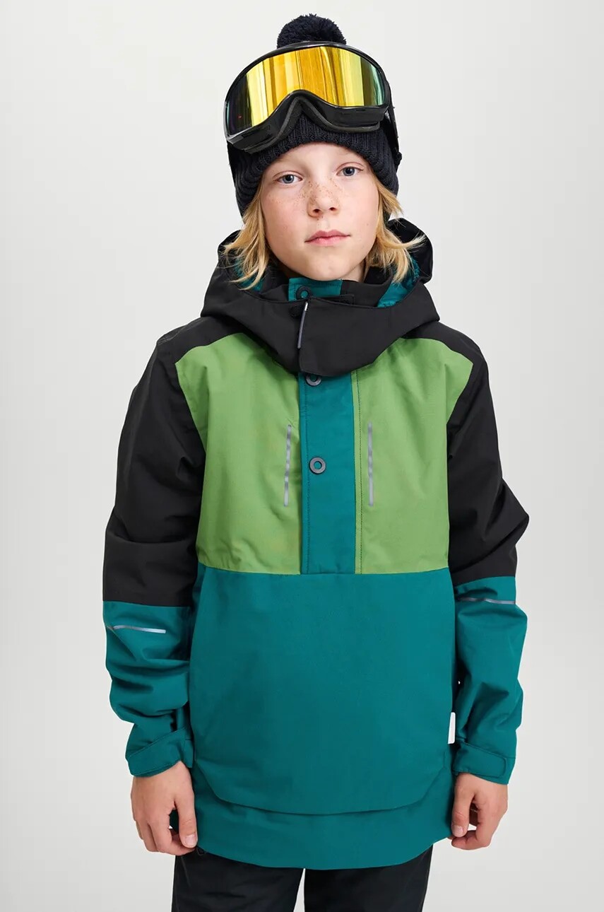 Detská lyžiarska bunda Reima Arantila čierna farba, 5100355A