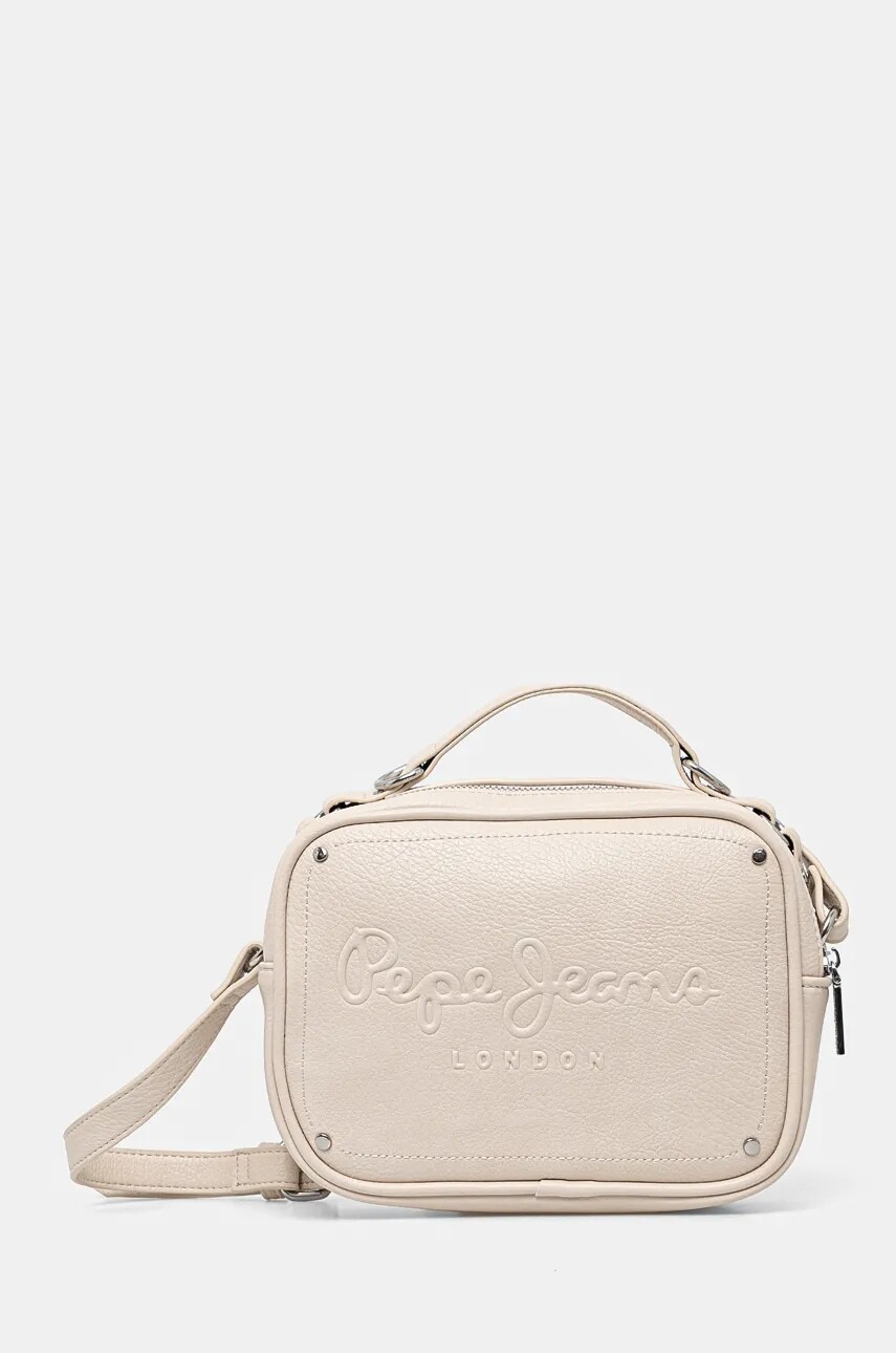 Kabelka Pepe Jeans BASSY ICON biela farba, PL031563