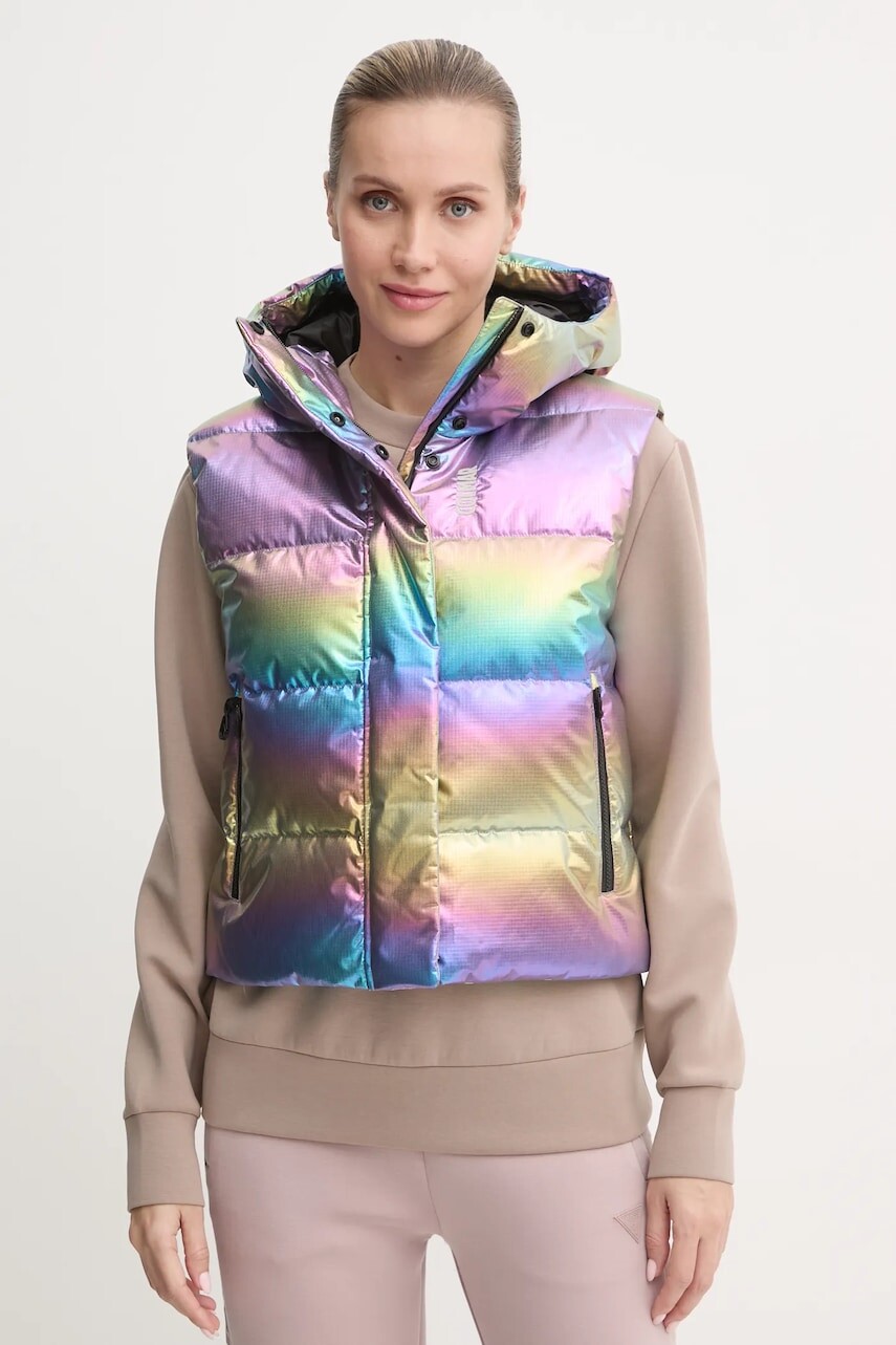 Páperová vesta Colmar dámska, zlatá farba, zimná, 2815.2YS