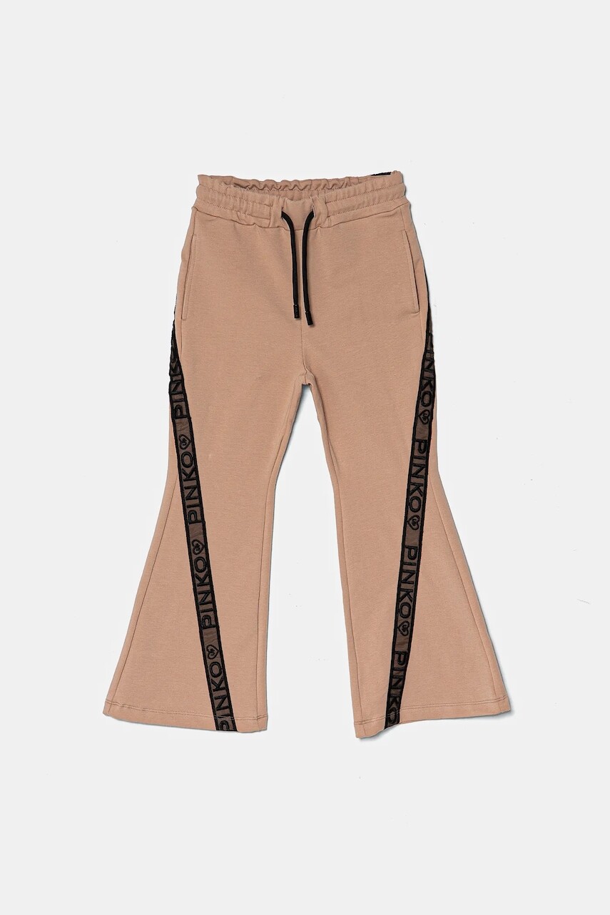 Detské tepláky Pinko Up oranžová farba, s nášivkou, F4PIJGFP081