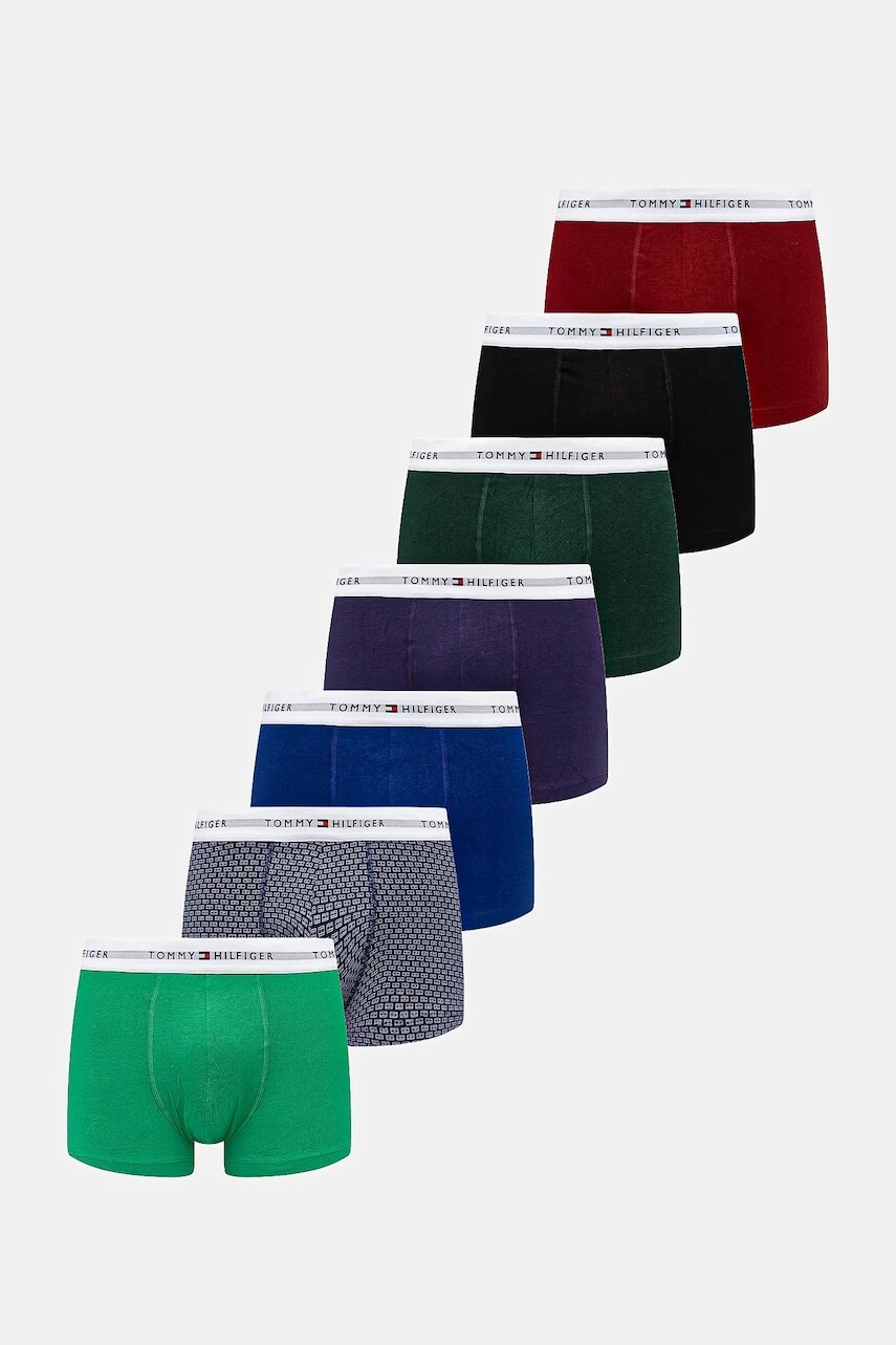 Boxerky Tommy Hilfiger 7-pak biela farba, UM0UM03383