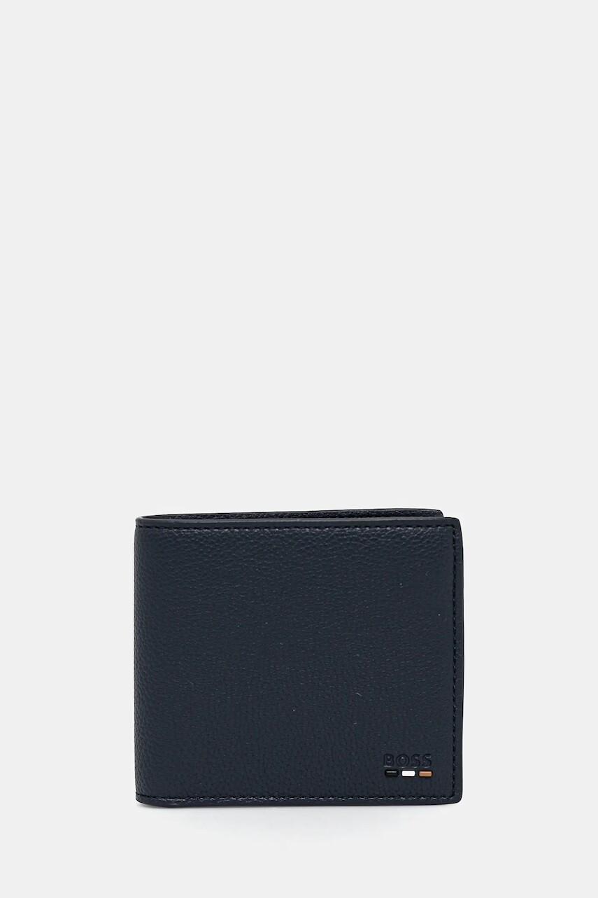 Peňaženka BOSS pánska, tmavomodrá farba, 50536511