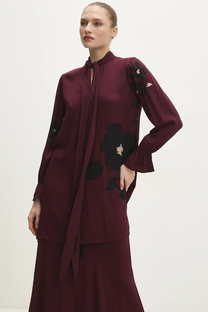 Šaty Answear.LAB červená farba, mini, oversize