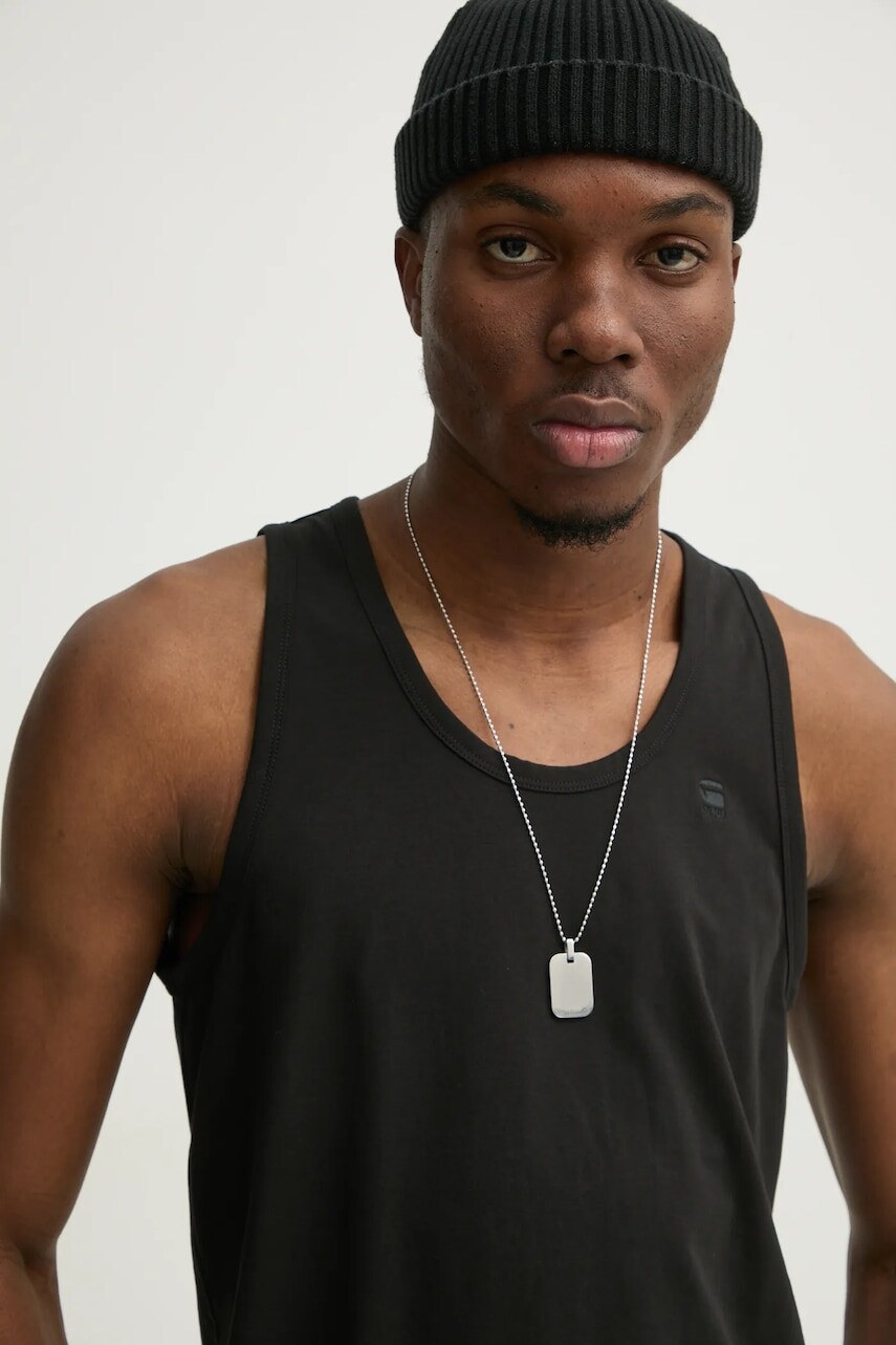 Tričko G-Star  2-pak pánske, čierna farba, D25476-3310