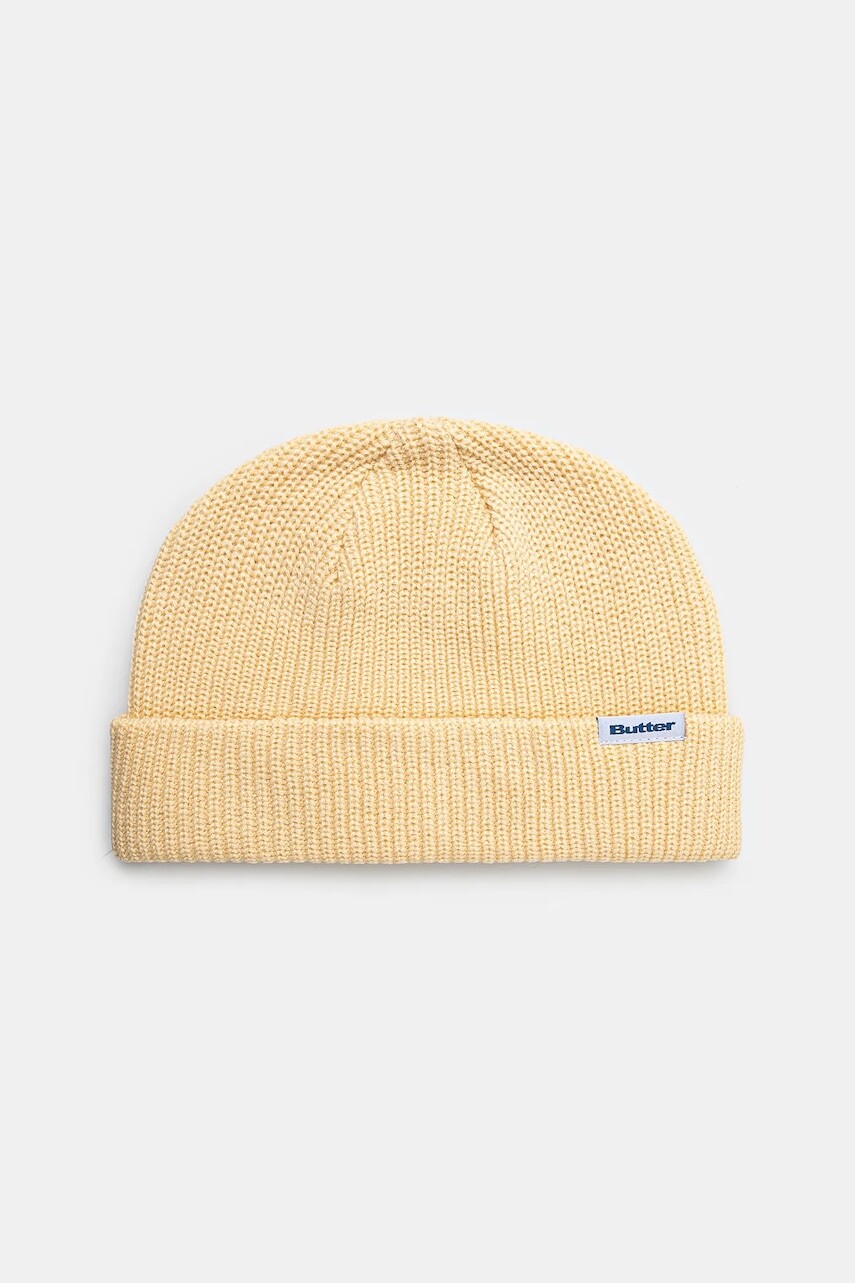 Čiapka Butter Goods Wharfie Beanie béžová farba, z tenkej pleteniny, BG243810