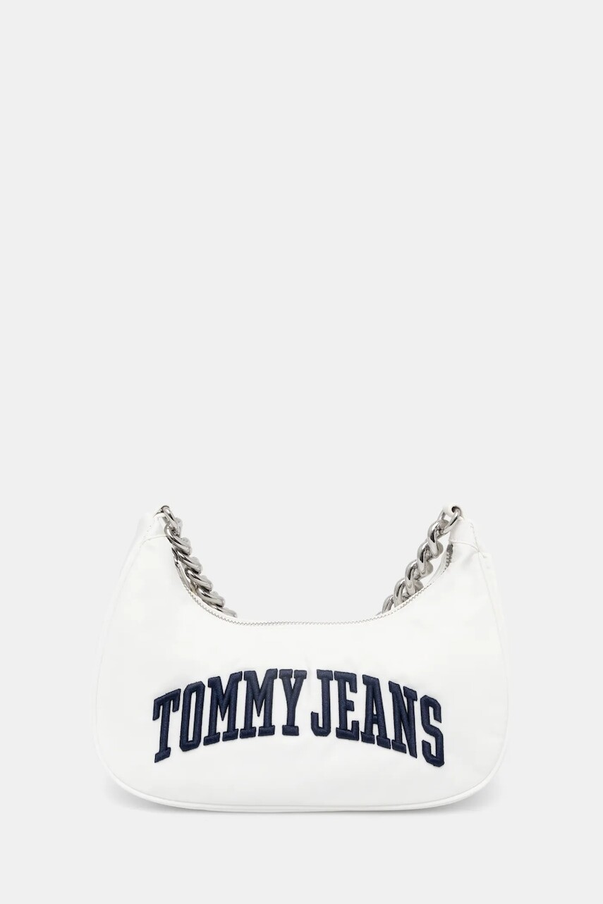 Kabelka Tommy Jeans biela farba, AW0AW16983