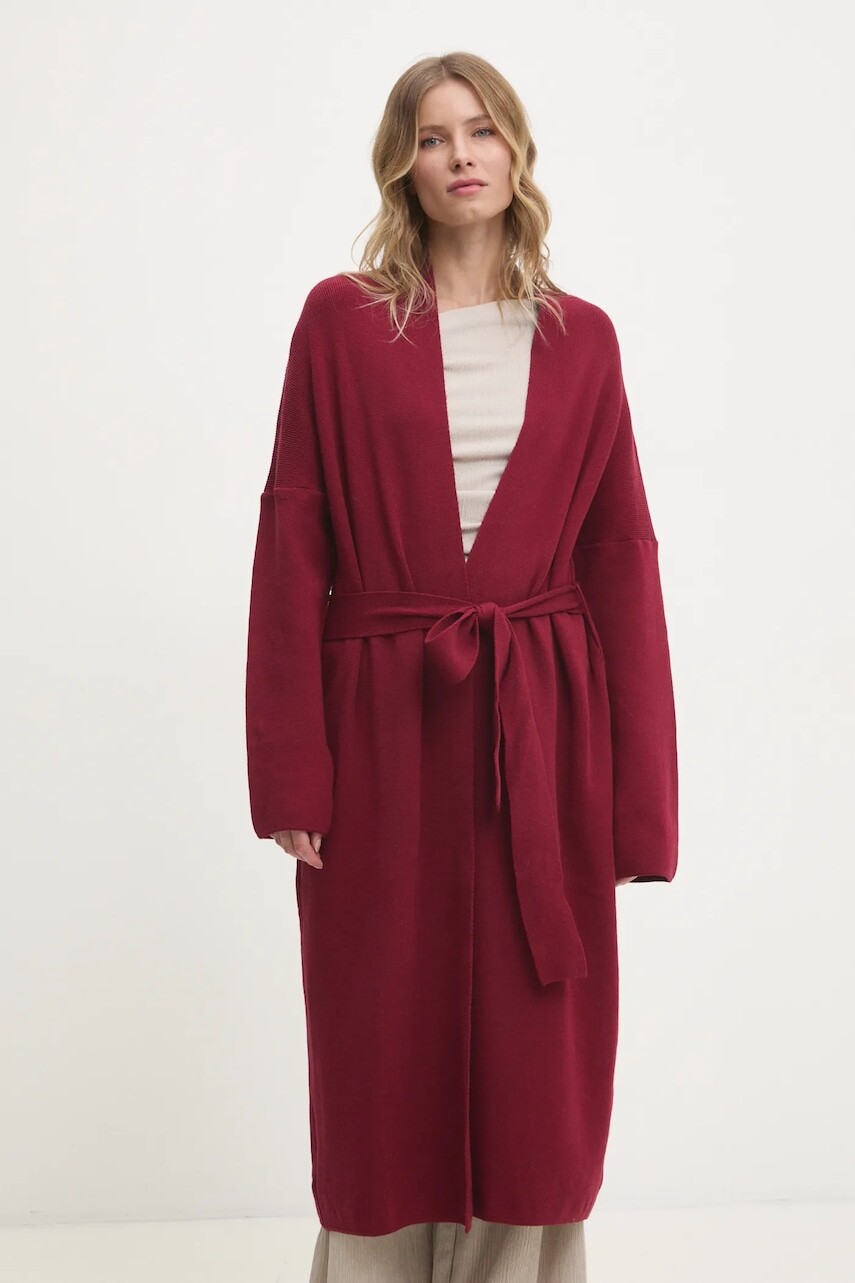 Kardigán Answear.LAB dámsky, červená farba