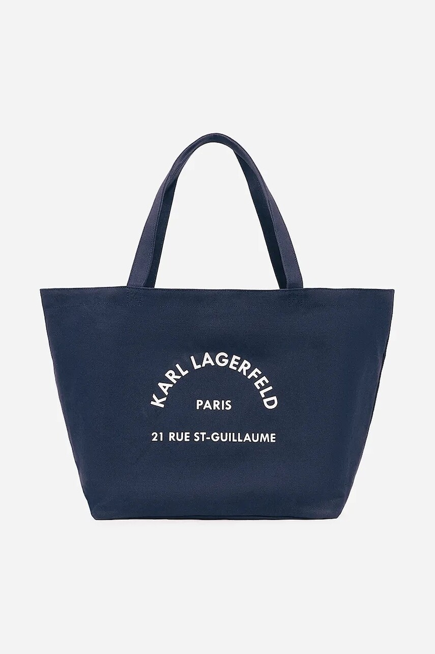 Kabelka Karl Lagerfeld K/RSG tmavomodrá farba, A1W50006