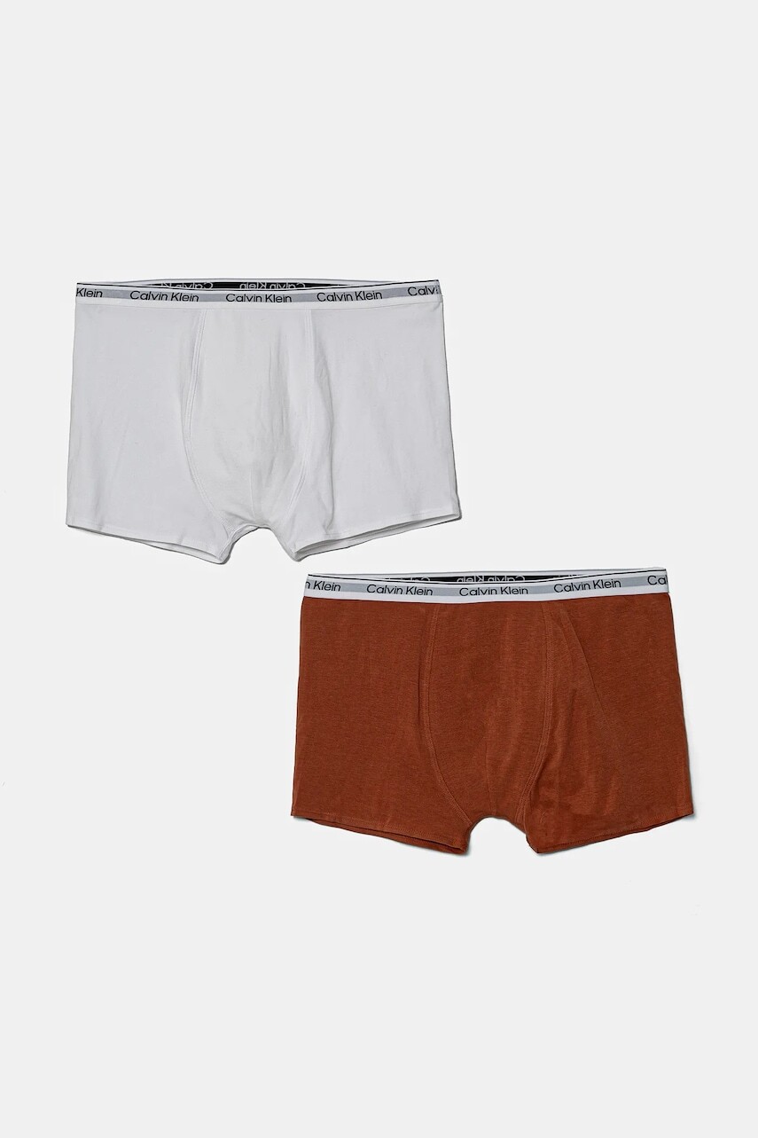 Detské boxerky Calvin Klein Underwear 2-pak biela farba, B70B700506