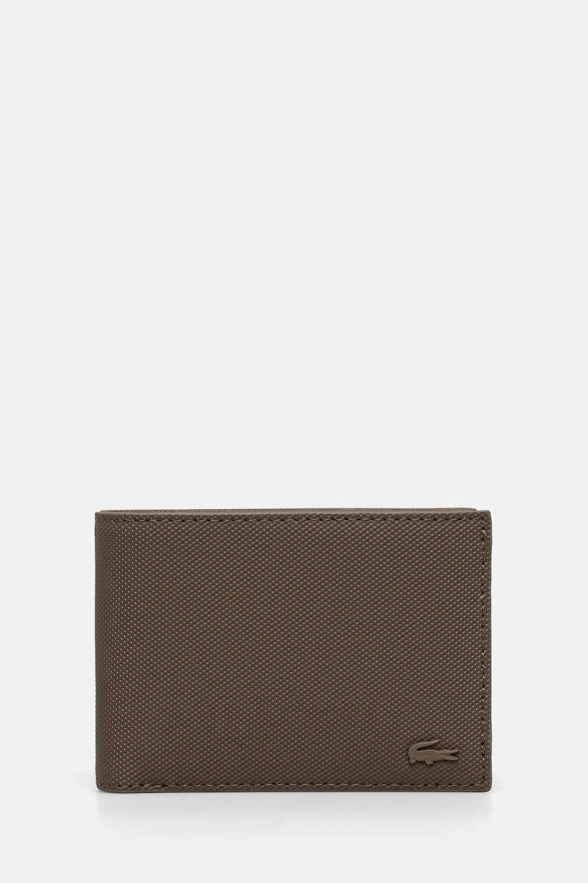 Peňaženka Lacoste pánska, béžová farba, NH4419HC