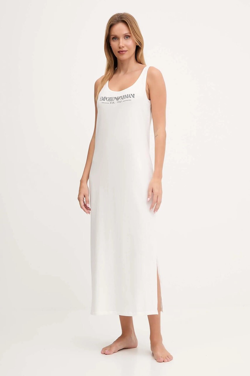 Nočná košeľa Emporio Armani Underwear čierna farba, EW000494 AF10881