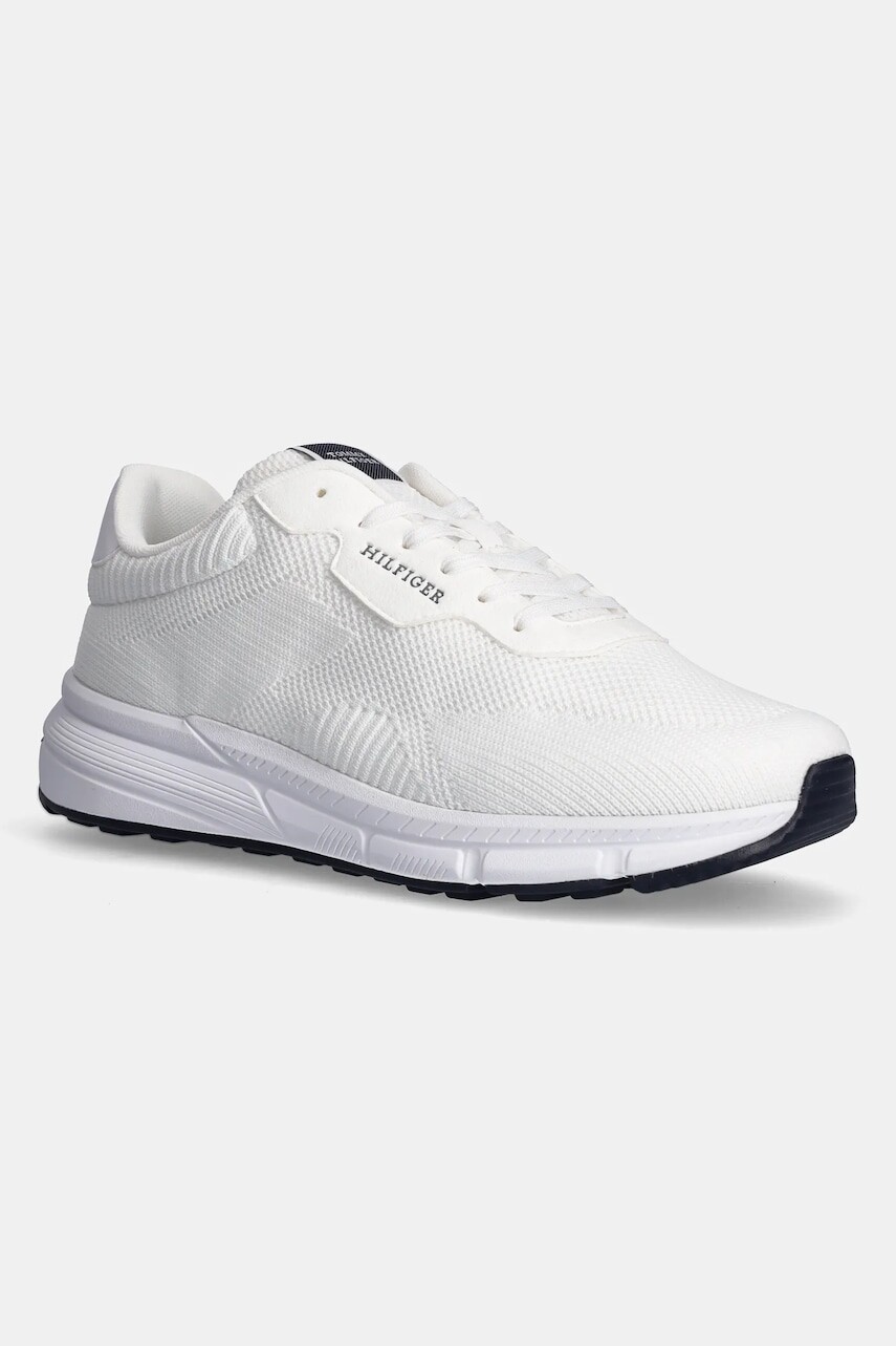 Tenisky Tommy Hilfiger LIGHTWEIGHT RWB KNIT biela farba, FM0FM05423