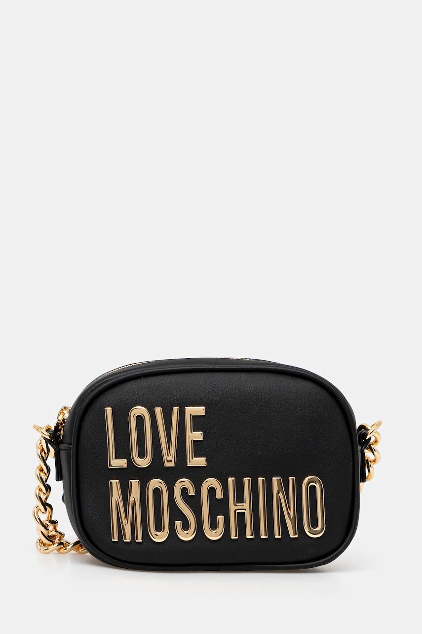 Kabelka Love Moschino čierna farba, JC4026PP1