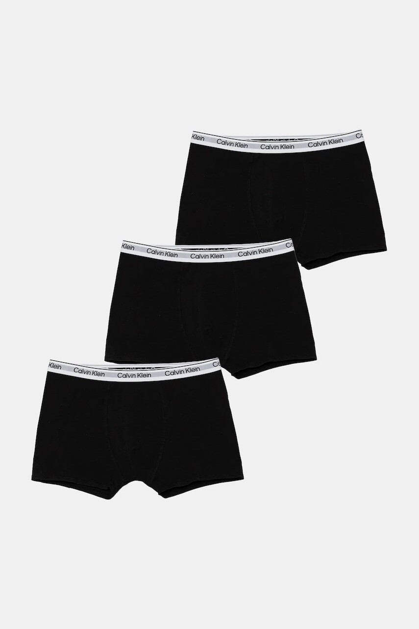 Detské boxerky Calvin Klein Underwear 3-pak červená farba, B70B700507
