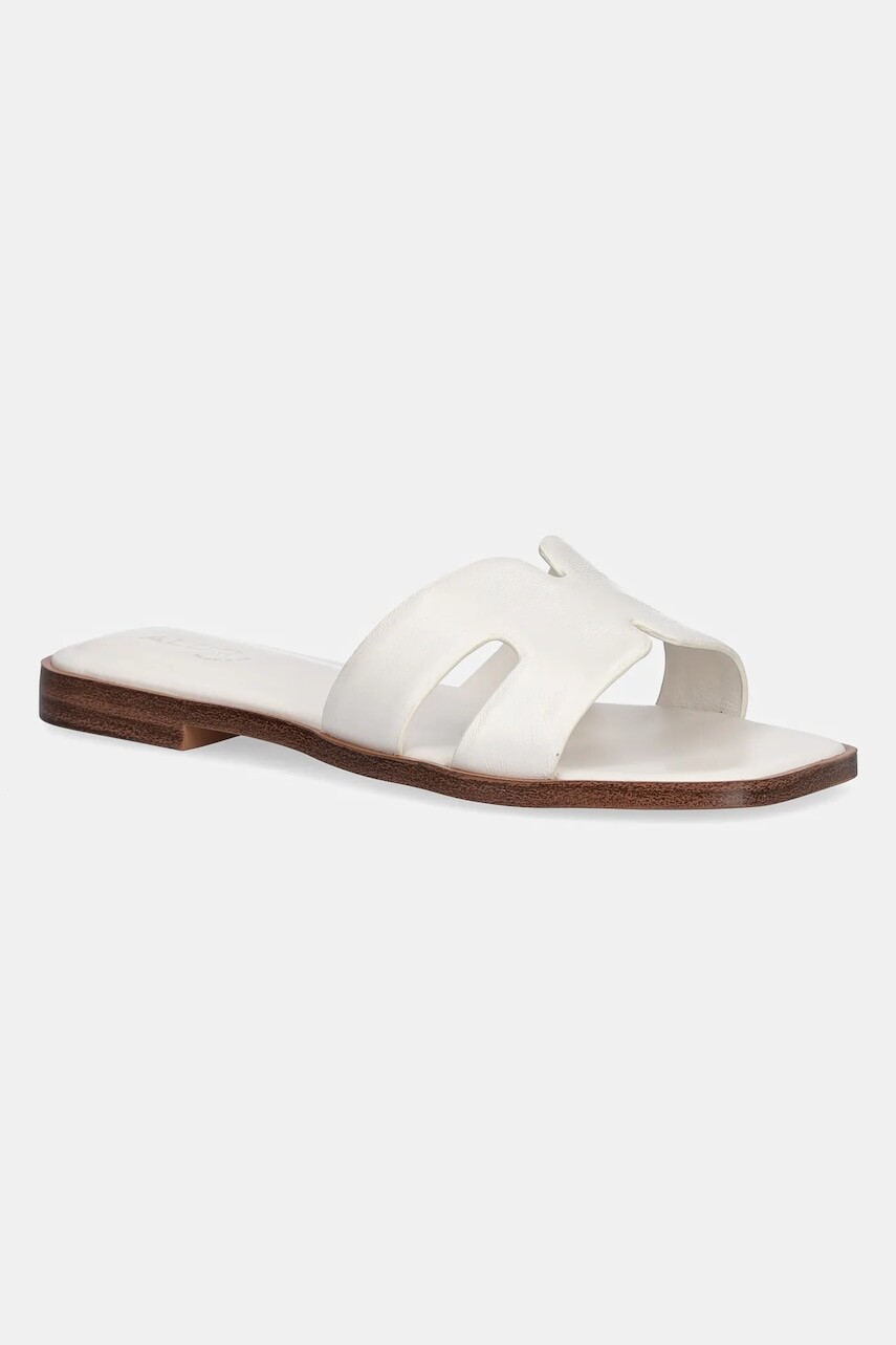 Kožené šľapky Aldo ITSANDAL dámske, béžová farba, 13991497