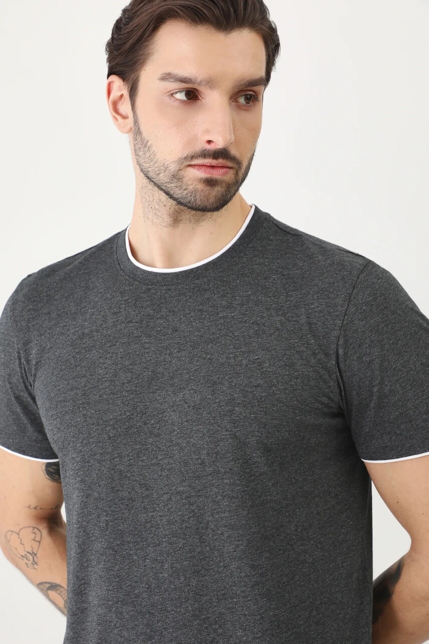 Tričko Medicine pánske, šedá farba, melanžová
