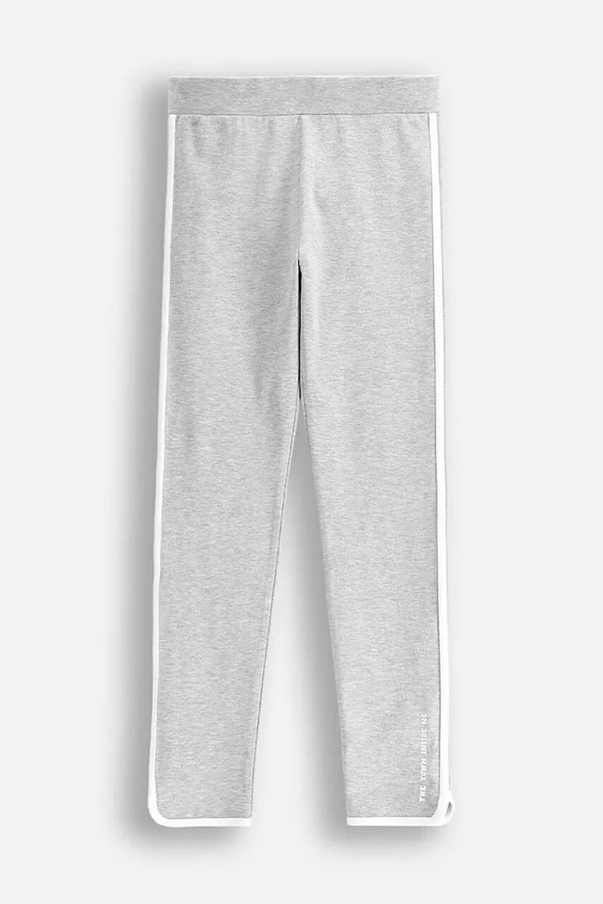 Detské legíny Coccodrillo šedá farba, jednofarebné, EVERYDAY GIRL