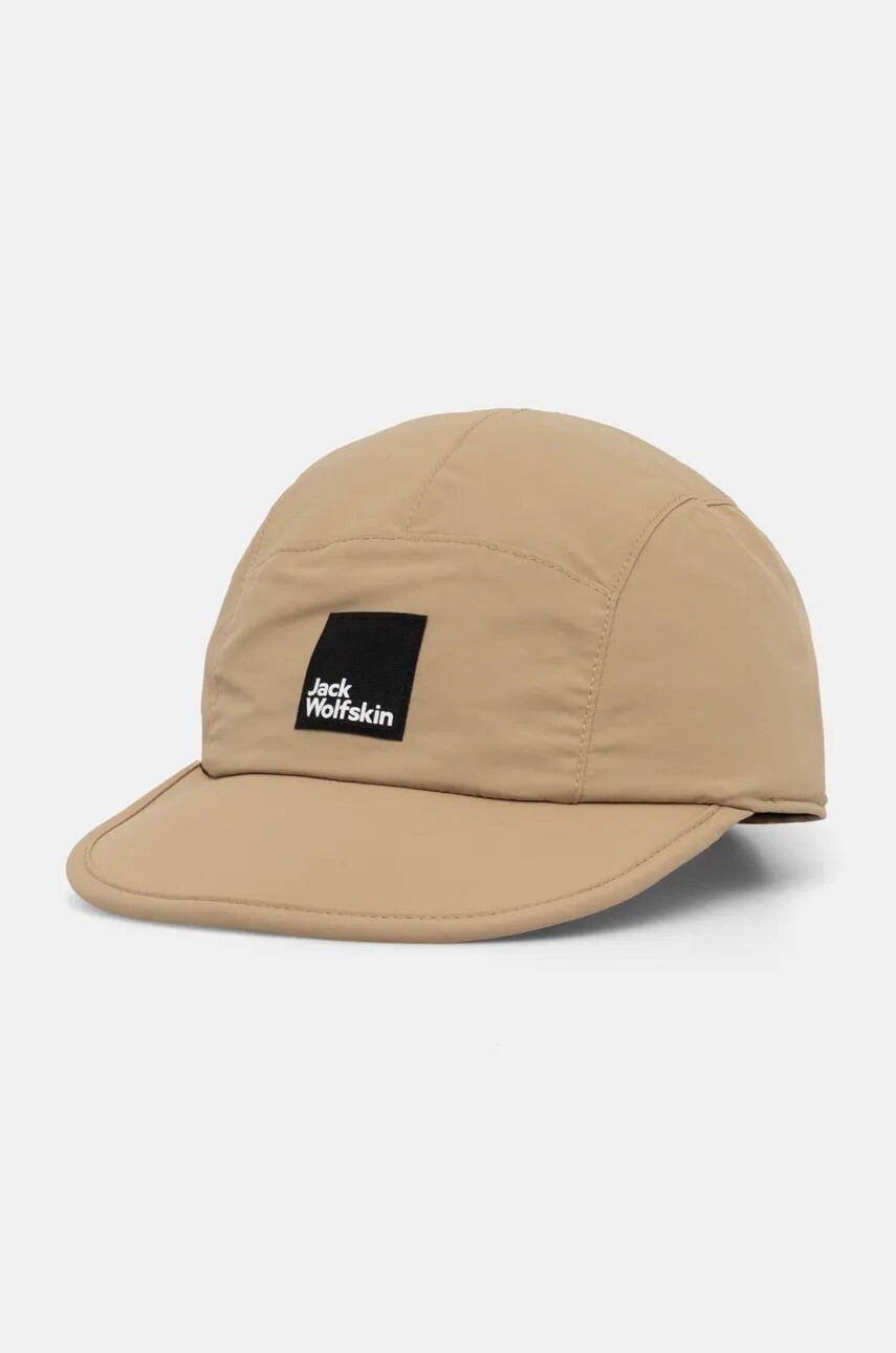 Šiltovka Jack Wolfskin Road Trip zelená farba, s nášivkou, A63652