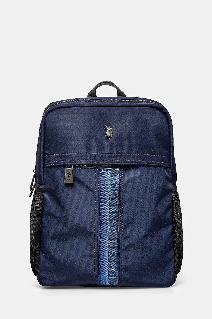 Ruksak U.S. Polo Assn. Paul pánsky, tmavomodrá farba, veľký, jednofarebný, BIUPJ8476MIP