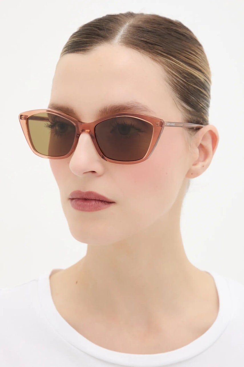 Slnečné okuliare Saint Laurent béžová farba, SL 775,