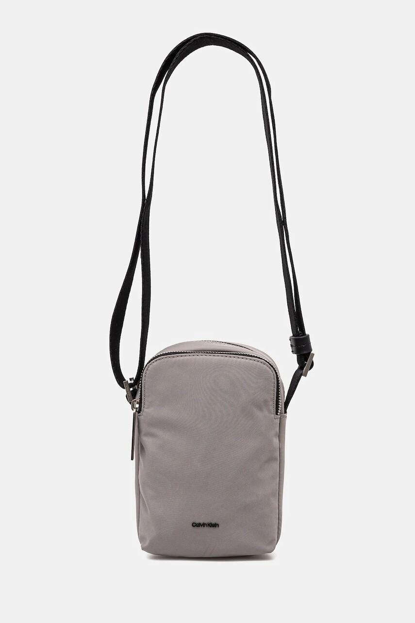 Malá taška Calvin Klein šedá farba, K50K512888