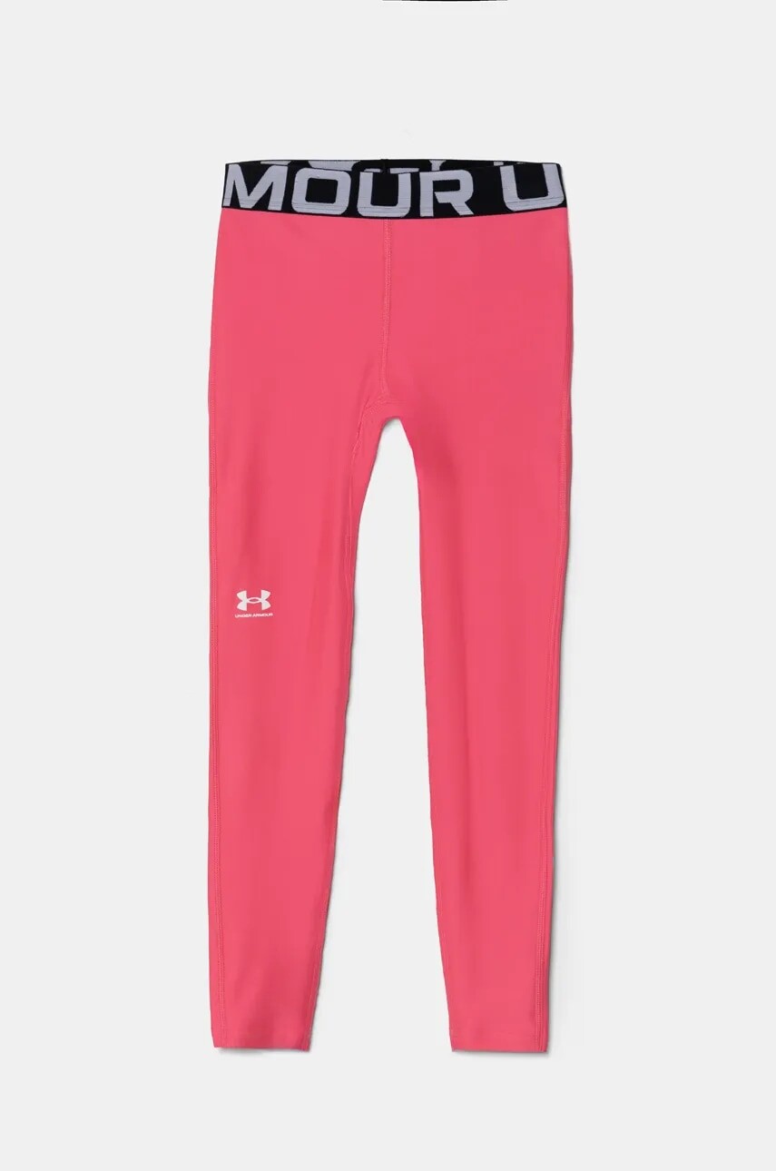 Detské legíny Under Armour HG Legging ružová farba, jednofarebné, 1390069