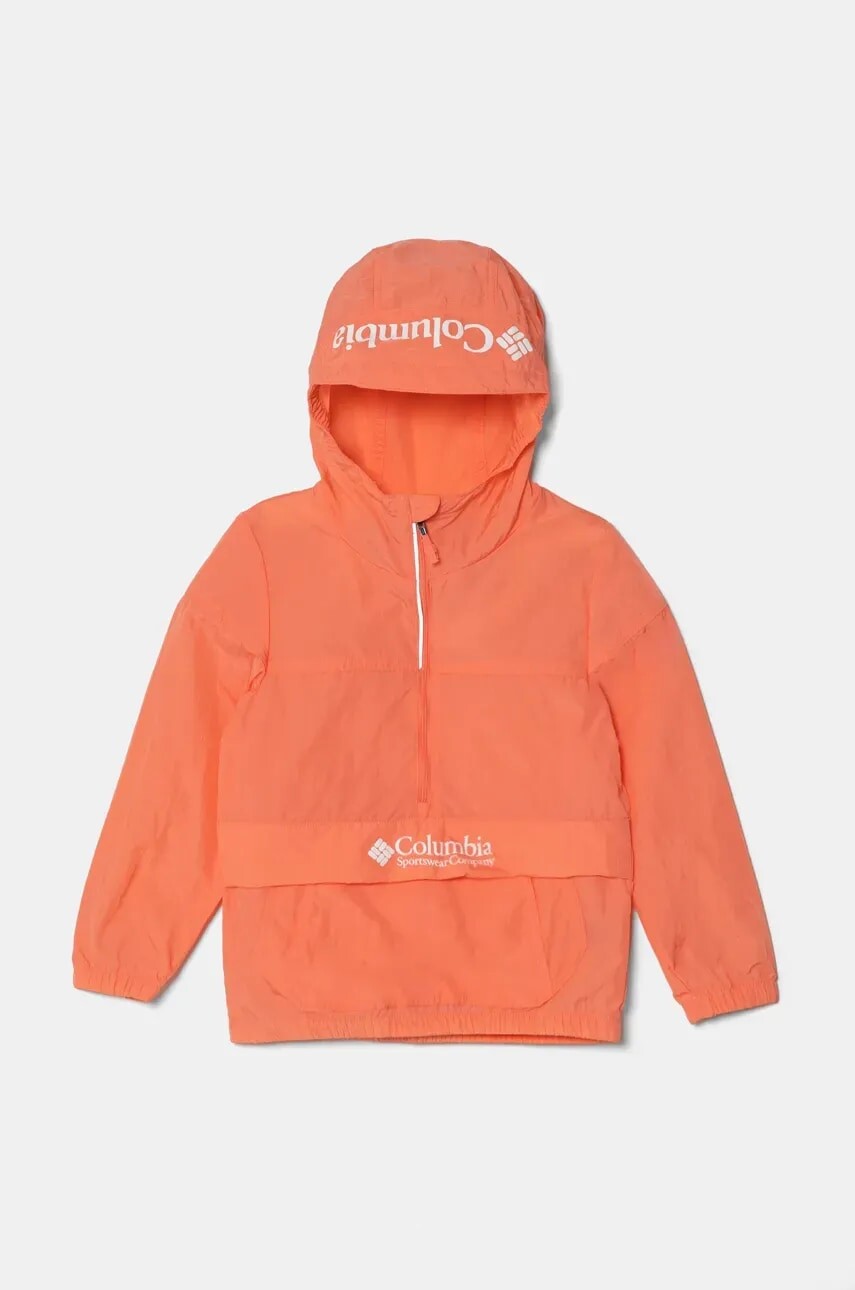 Detská bunda Columbia Challenger oranžová farba, 2116011
