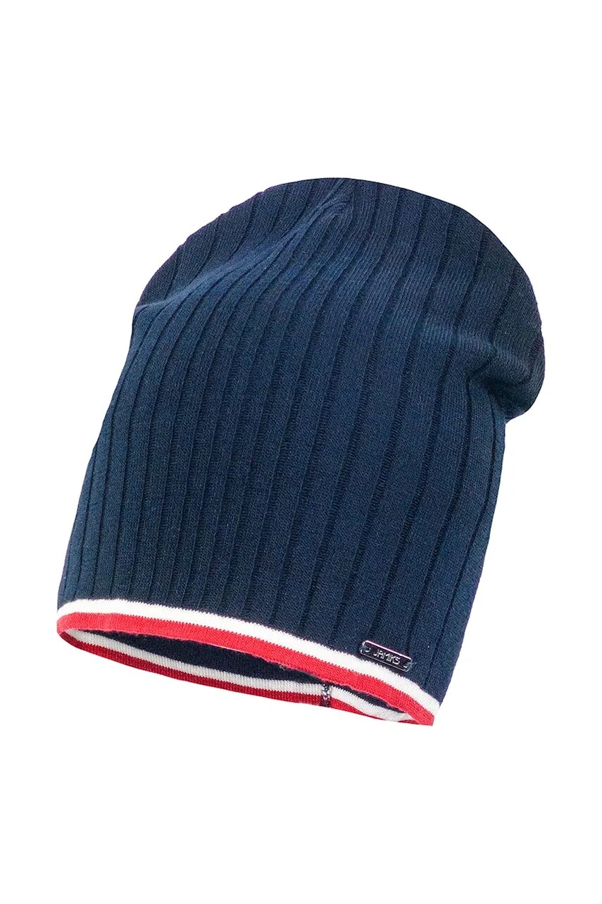 Detská čiapka Jamiks ARAST biela, z tenkej pleteniny, JWH053