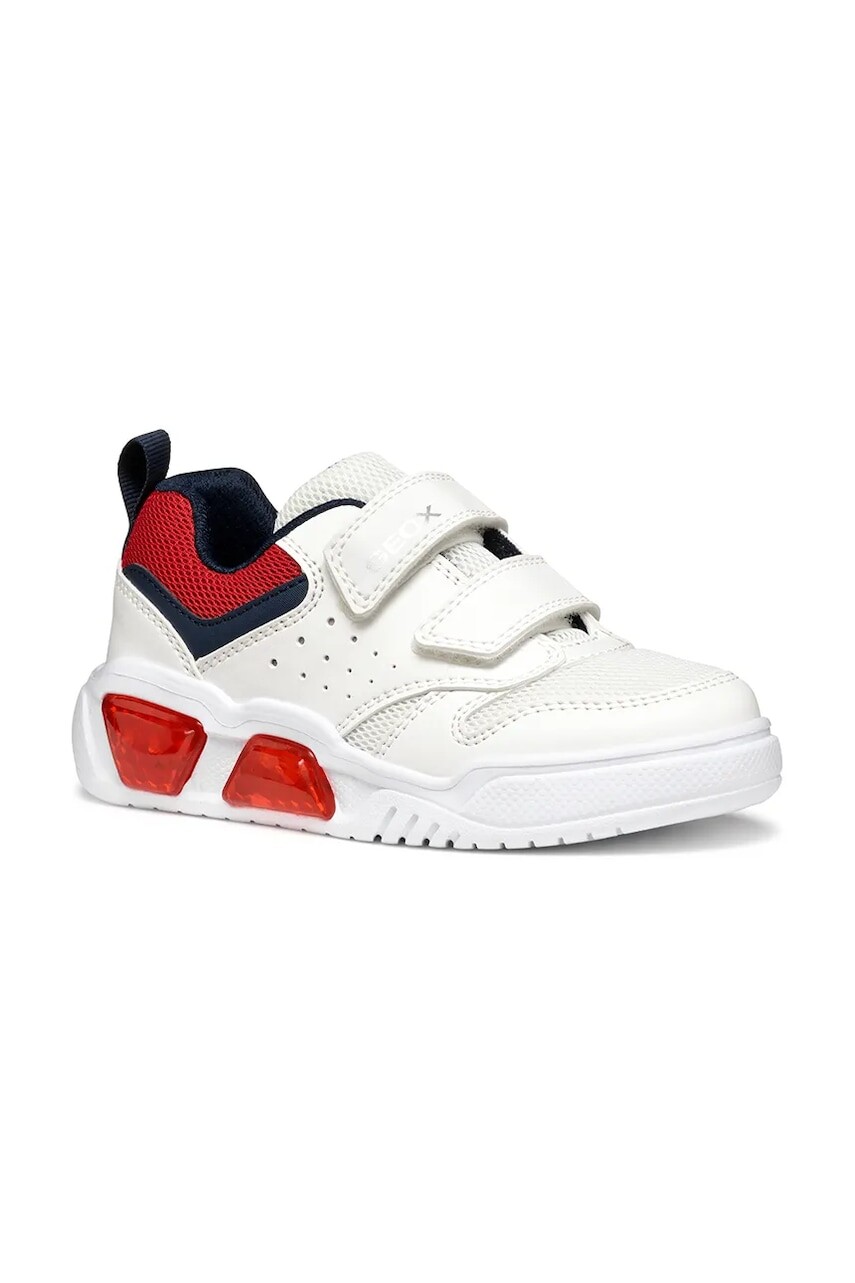 Detské tenisky Geox ILLUMINUS biela farba, J55GVA.014BU