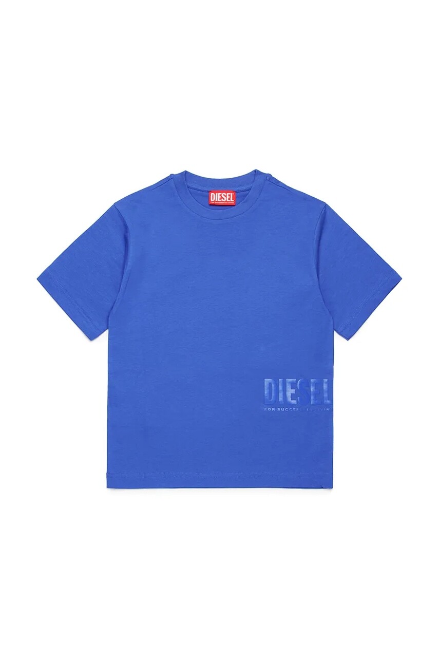 Detské bavlnené tričko Diesel MTFIND OVER T-SHIRTS s potlačou, J02283