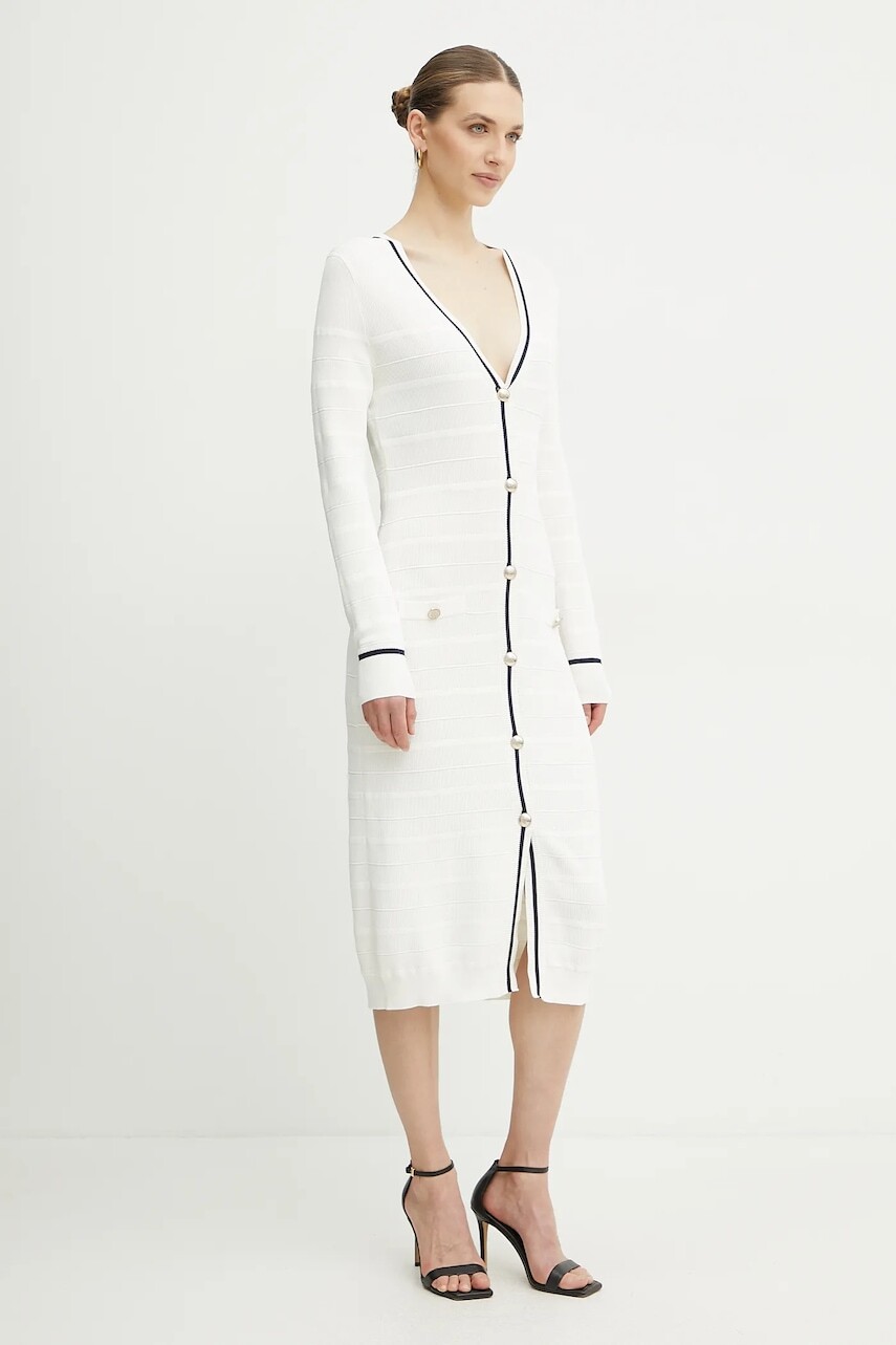 Šaty Marciano by Guess ADA béžová farba, mini, priliehavé, 5RGR05 5640Z