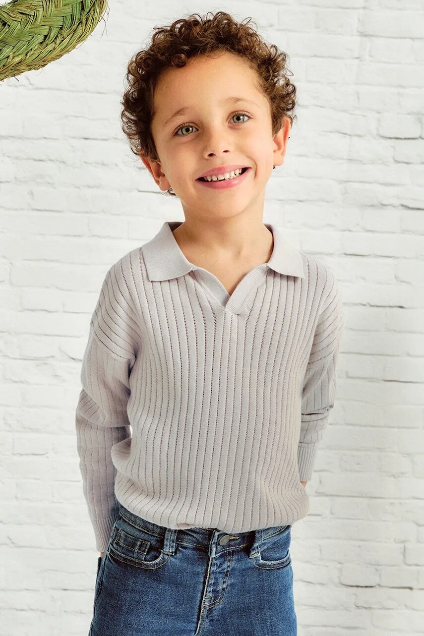 Detský sveter Mayoral béžová farba, tenký, 3367