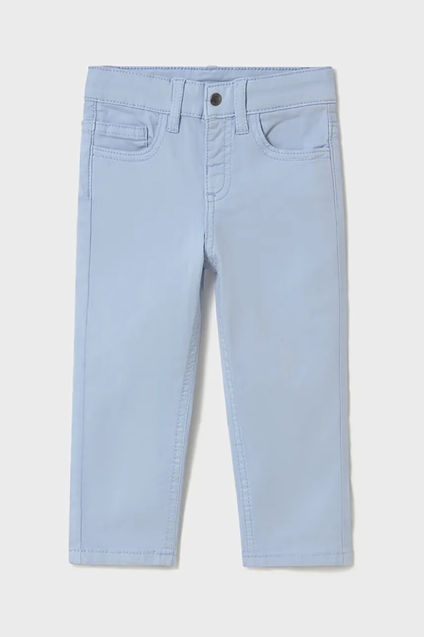 Detské nohavice Mayoral slim fit basic jednofarebné, 506