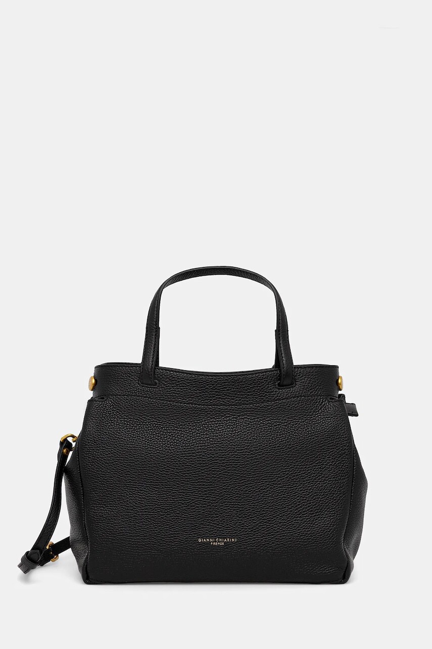 Kožená kabelka Gianni Chiarini OTTAVIA hnedá farba, BS 11290 GRN