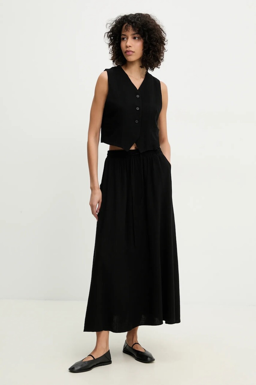 Bavlnená súprava Answear.LAB dámska, čierna farba