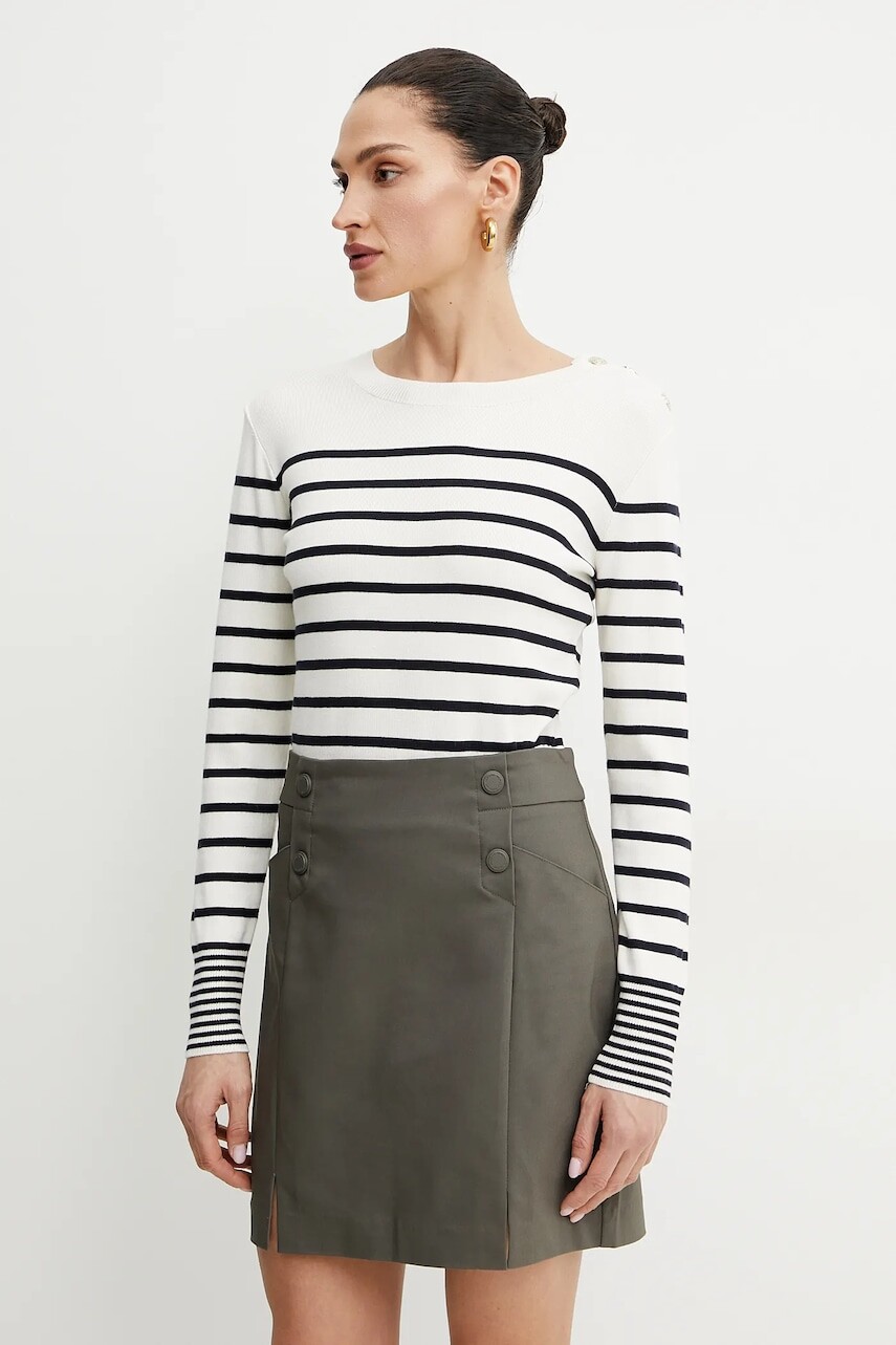 Sveter Morgan MTERA dámske, béžová farba, tenký, MTERA