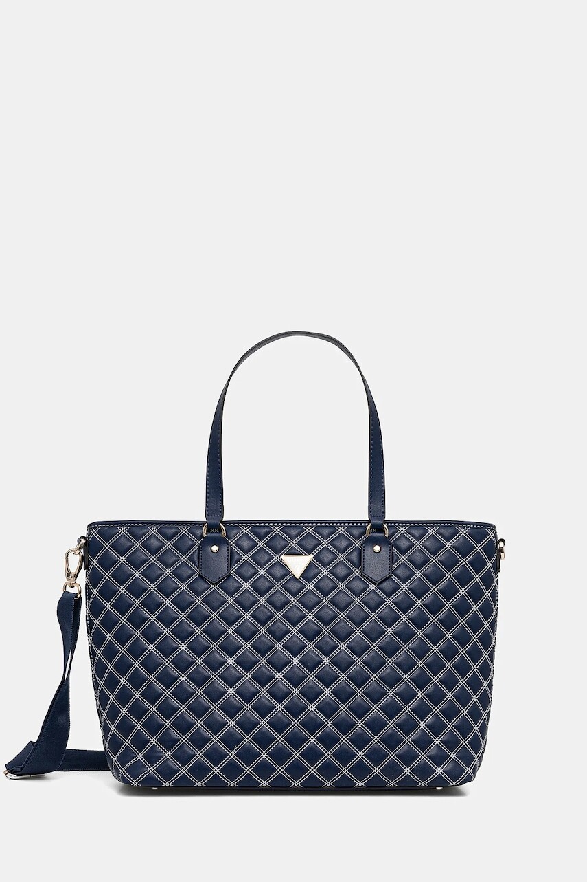 Kabelka Guess CRUISE tmavomodrá farba, TWQG96 49024