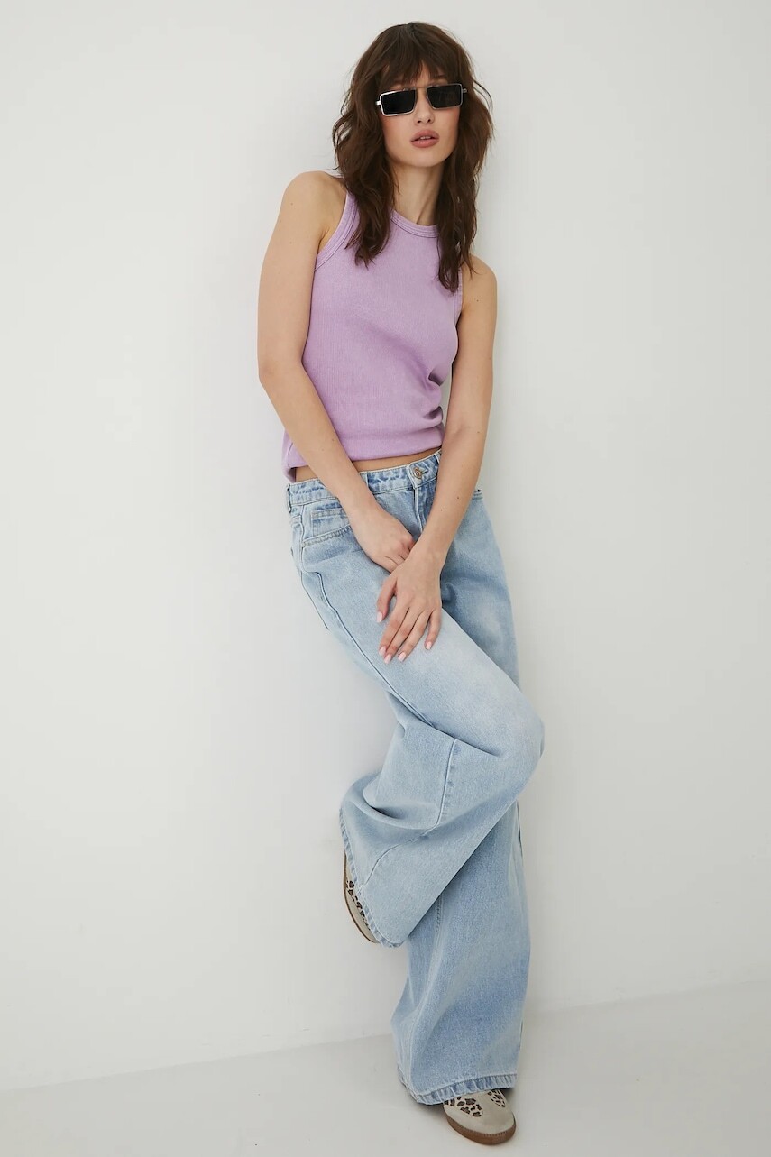 Top Medicine dámsky, fialová farba