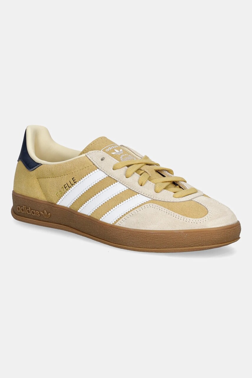 Semišové tenisky adidas Originals Gazelle Indoor žltá farba, JI3523