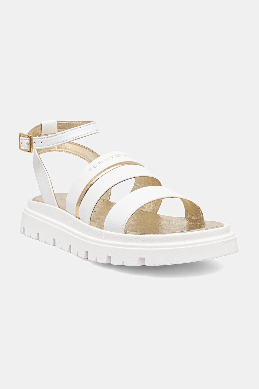 Detské sandále Tommy Hilfiger biela farba, T4A2-33798