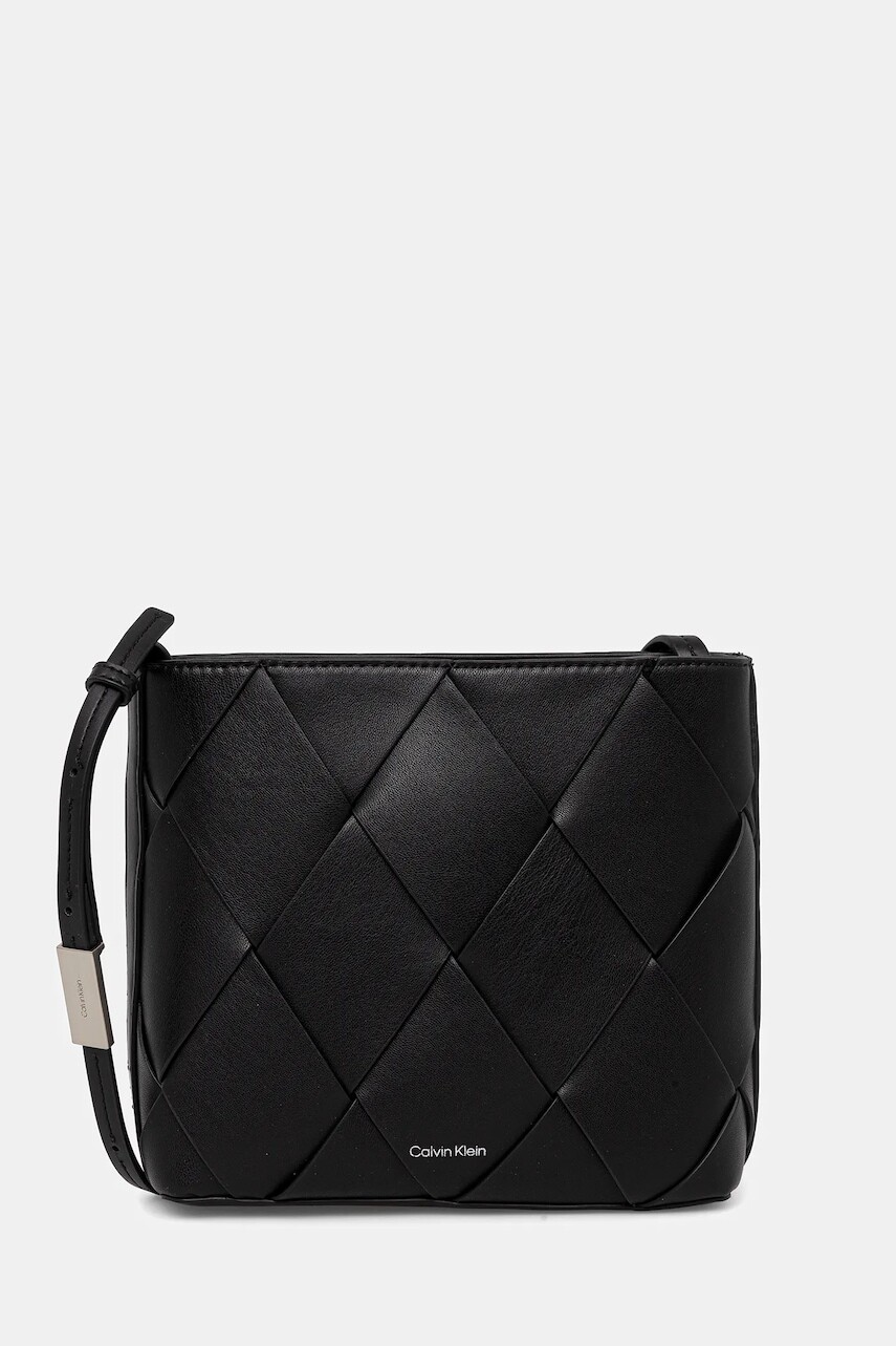 Kabelka Calvin Klein čierna farba, K60K612991