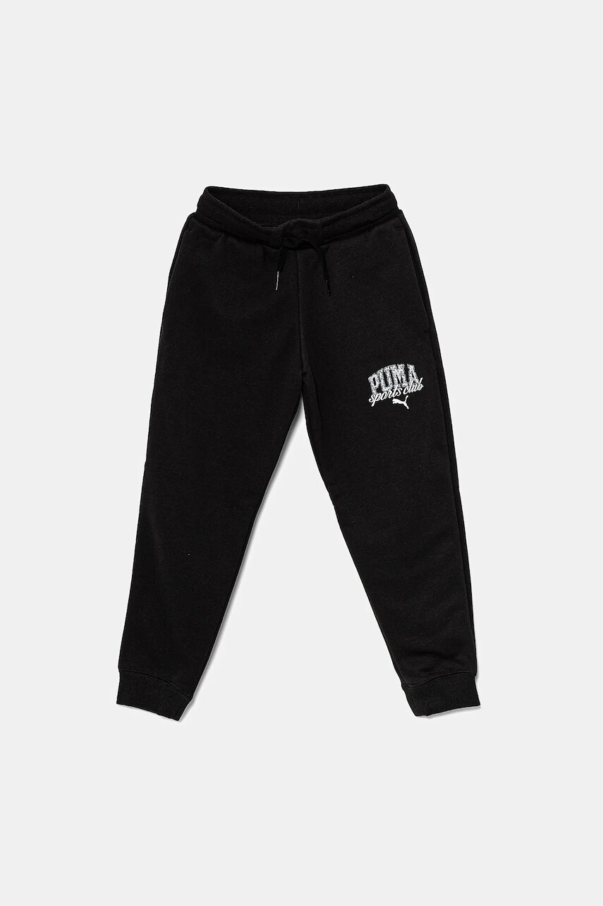 Detské tepláky Puma CLASS Sweatpants TR čierna farba, s potlačou, 685800