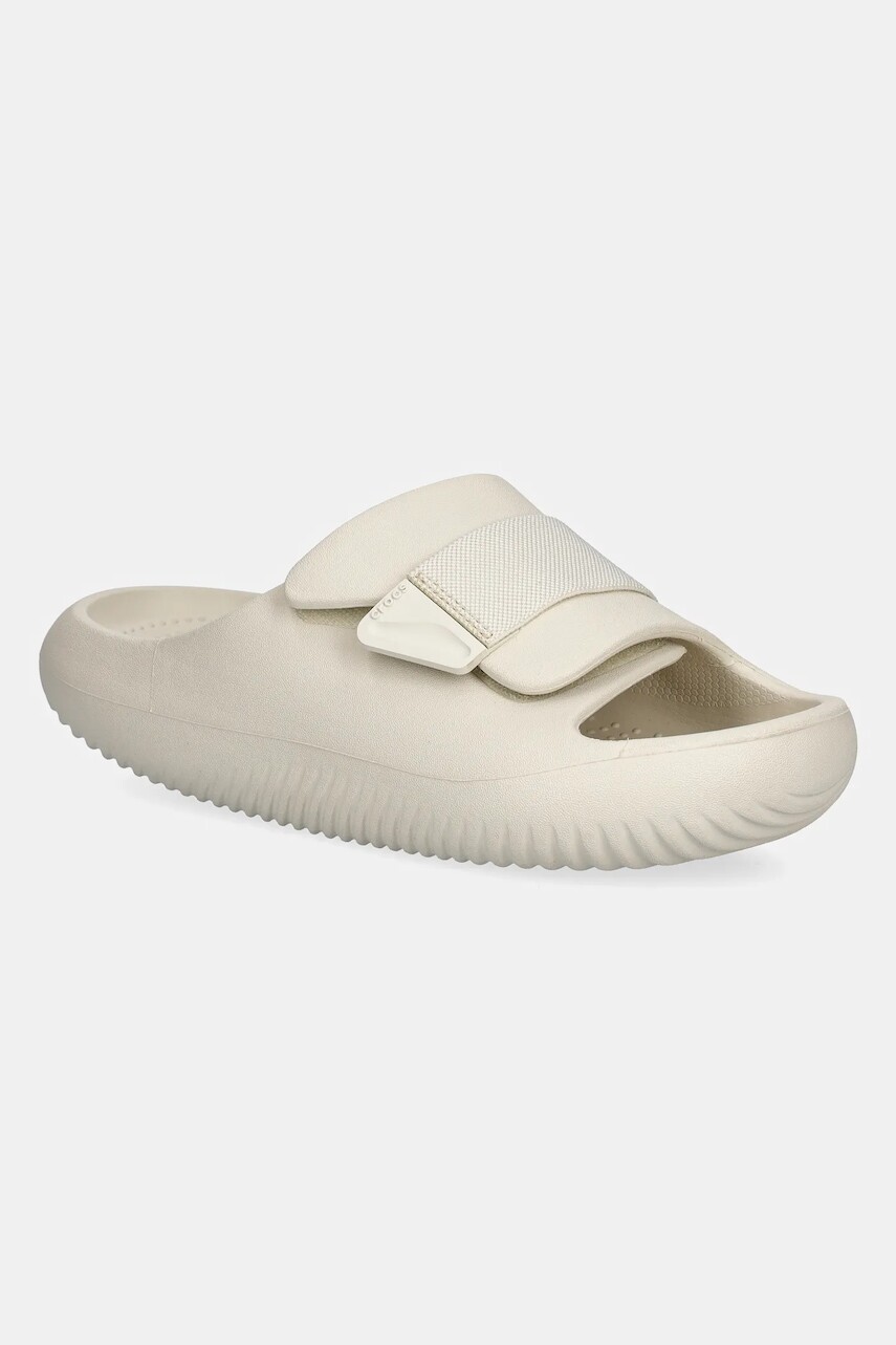 Šľapky Crocs Mellow Luxe Recovery Slide béžová farba, 209413.160