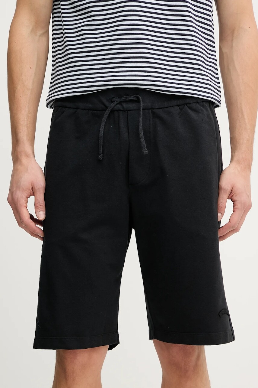 Šortky Paul&Shark pánske, čierna farba, 25411856