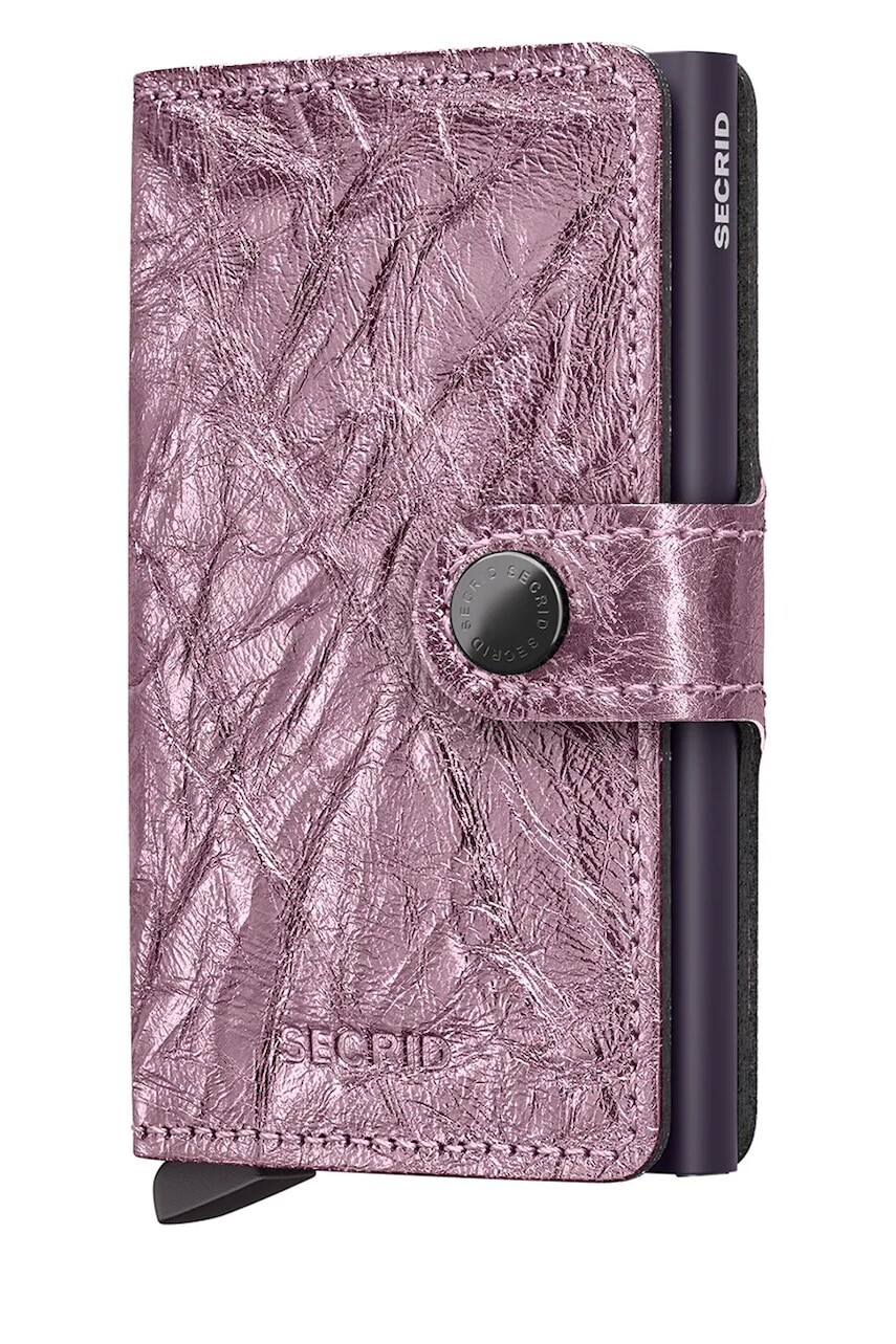 Kožená peňaženka Secrid CRUNCH zlatá farba, MCr-Gold