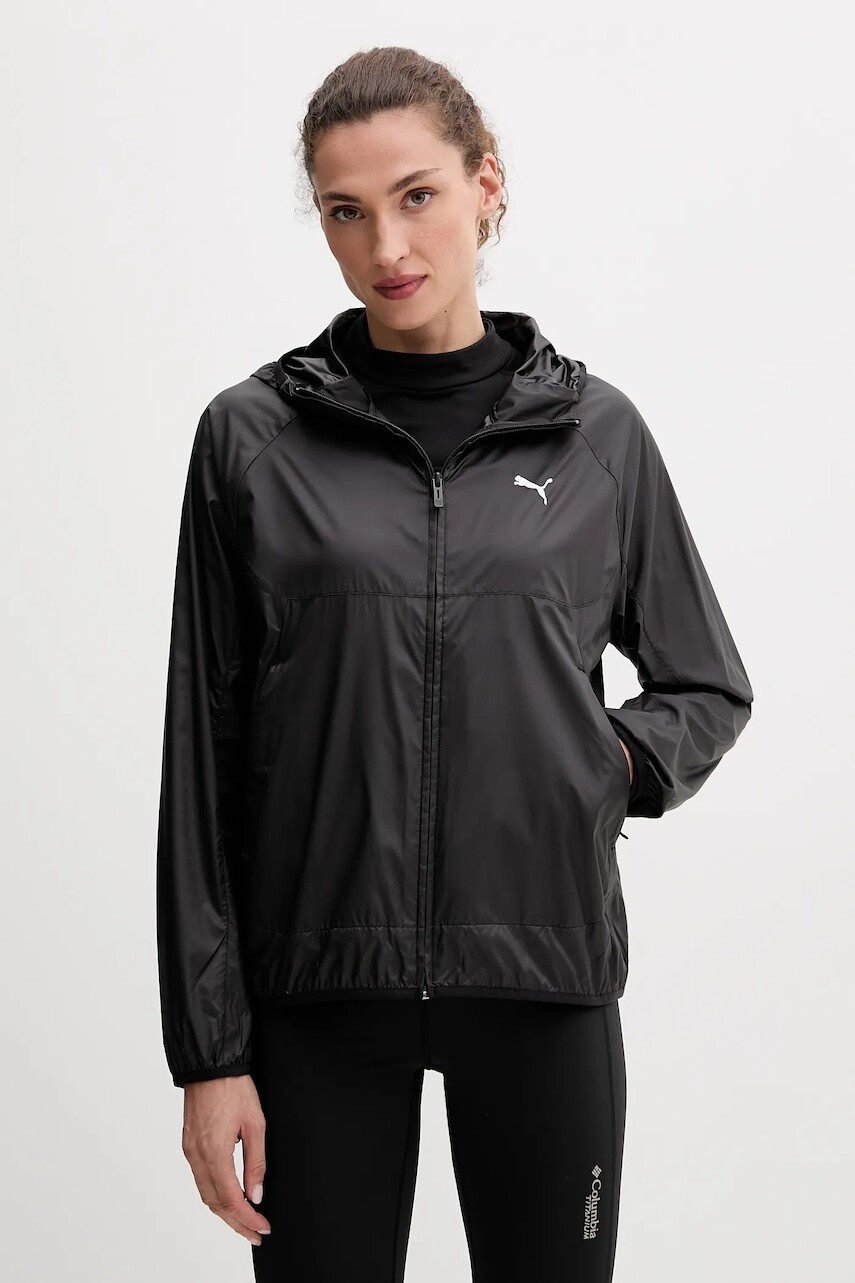 Bunda Puma modrá farba, prechodná, oversize, 629907