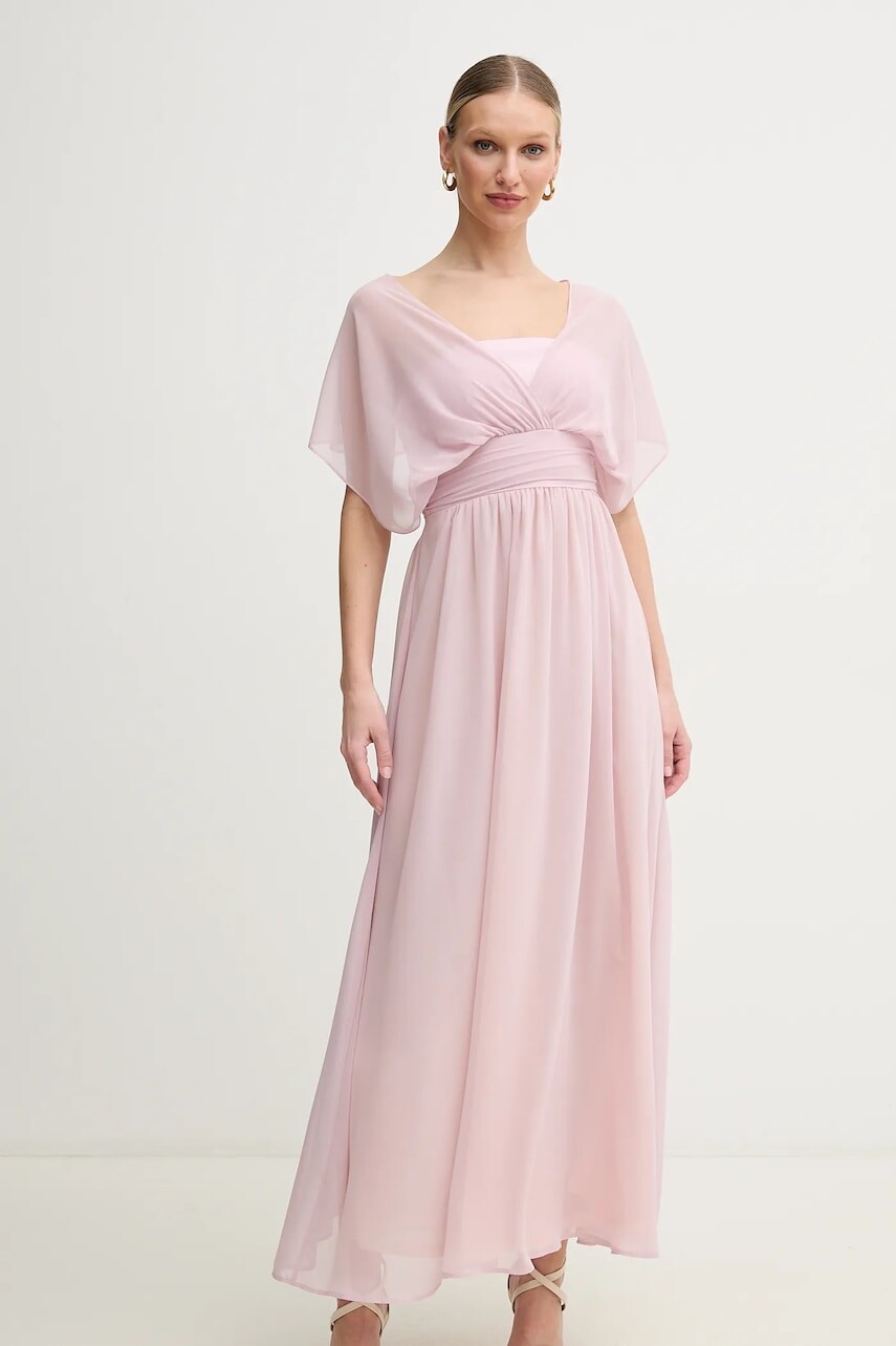 Šaty Marella Emme by Marella ružová farba, maxi, áčkový strih, 2515221342200