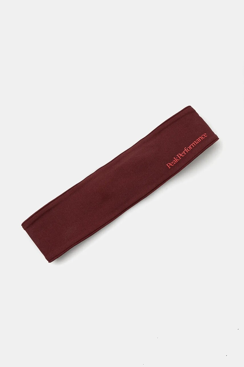 Čelenka Peak Performance bordová farba, G80370