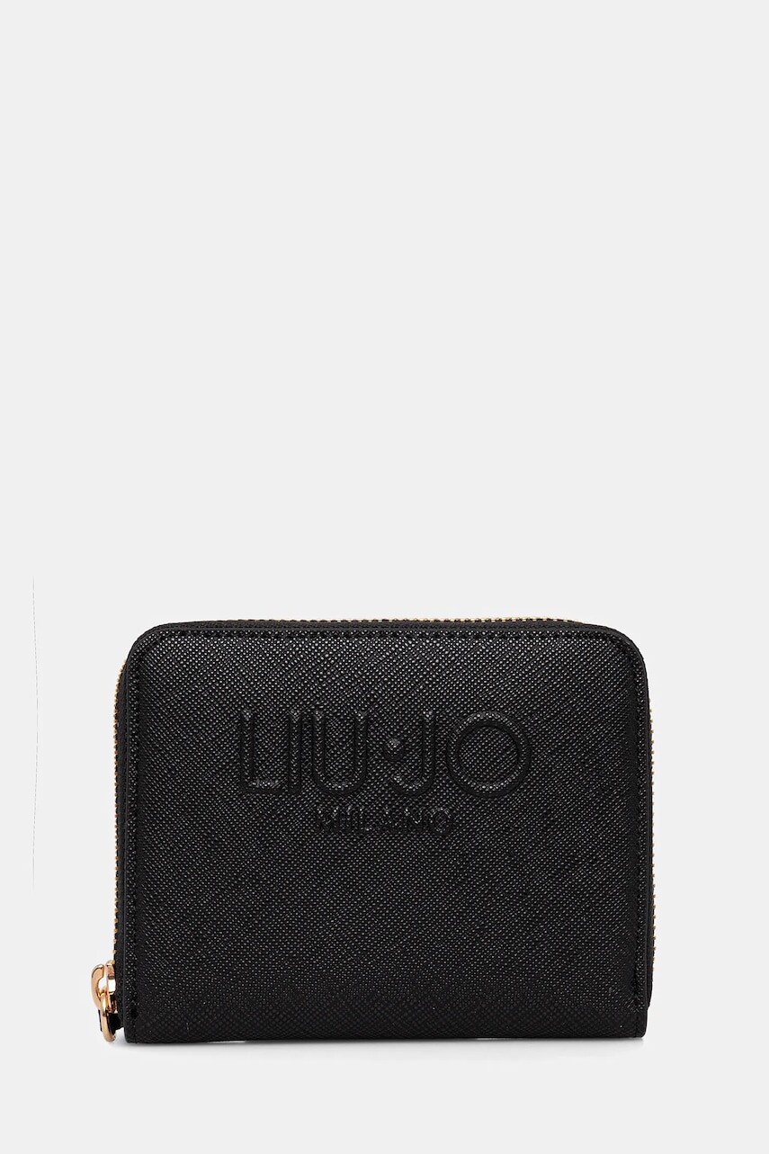 Peňaženka Liu Jo dámska, čierna farba, AA5156 E0087